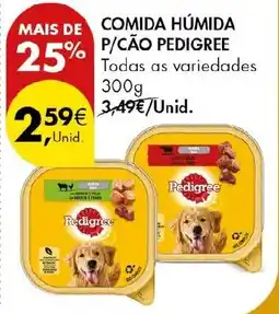 Pingo Doce comida húmida p/cão pedigree promoção