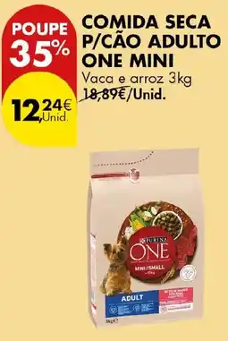 Pingo Doce comida seca p/cão adulto one mini promoção