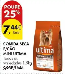 Pingo Doce comida seca p/cão mini ultima promoção