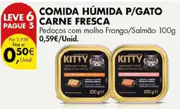 Pingo Doce Comida húmida p/gato carne fresca kitty promoção