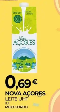 Miranda Supermercados nova açores leite uht meio gordo promoção