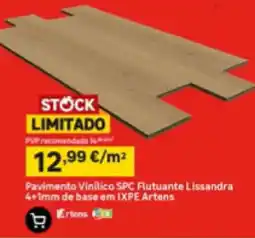 Leroy Merlin Pavimento Vinílico SPC Flutuante Lissandra 4+1mm de base em IXPE Artens promoção