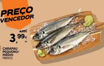 Continente Carapau pequeno/ médio fresco promoção