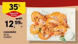 Continente Camarão 25/35 Cozido promoção