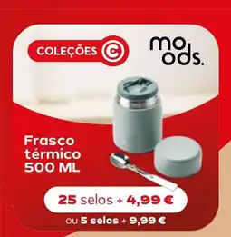 Continente Frasco térmico moods. promoção