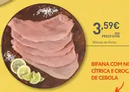 Recheio Bifanas de Porco promoção