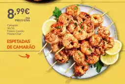 Recheio espetadas de camarão promoção