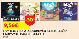 Auchan Bluey hora de dormir/ corrida de bebés/ campismo/ boa noite morcego promoção
