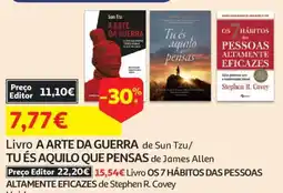 Auchan Livro a arte da guerra de sun tzu/tu és aquilo que pensas de james allen promoção
