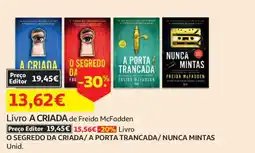 Auchan Livro A CRIADA de Freida McFadden promoção