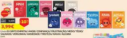 Auchan Livre eu sinto empatia/amor/confiança/frustração/meio/tédio/saúde/vergonha/ansiedade/tristeza/raiva/alegria promoção