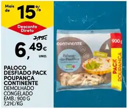 Continente paloco desfiado pack poupança continente promoção