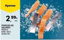Continente Porção de salmão fresco promoção