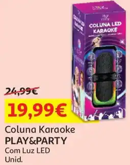Auchan Coluna Karaoke Play&Party promoção