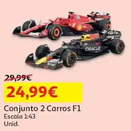 Auchan Conjunto 2 Carros F1 promoção