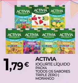 Miranda Supermercados activia iogurte líquido promoção