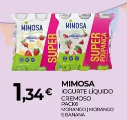 Miranda Supermercados Mimosa iogurte líquido cremoso promoção