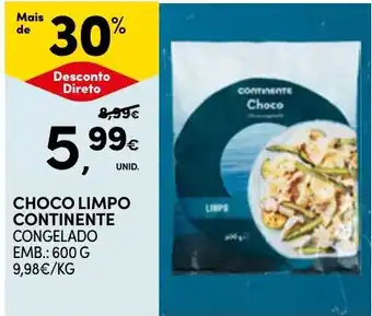 Continente choco limpo continente promoção