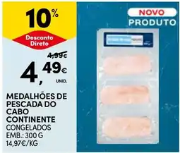 Continente Medalhões de pescada do cabo continente promoção