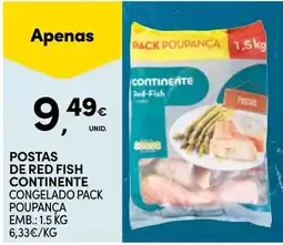 Continente postas de red fish continente promoção