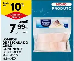 Continente lombos de pescada do chile continente promoção