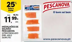Continente Medalhões de salmão pescanova promoção