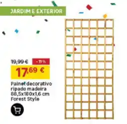 Leroy Merlin Painel decorativo ripado madeira Forest Style promoção