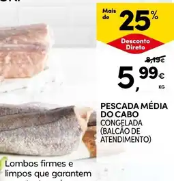 Continente Pescada média do cabo congelada promoção