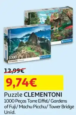 Auchan Puzzle clementoni promoção
