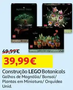 Auchan Construção LEGO Botanicals promoção