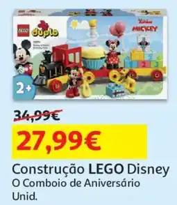 Auchan Construção LEGO Disney O Comboio de Aniversário Unid. promoção