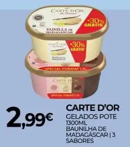 Miranda Supermercados carte d'or gelados pote promoção
