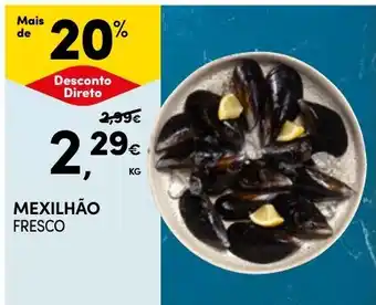 Continente Mexilhão fresco promoção