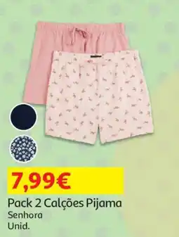 Auchan Pack 2 Calções Pijama Senhora Unid. promoção