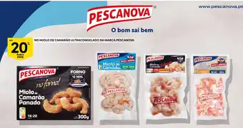 Continente Miolo de Camarão Pescanova promoção