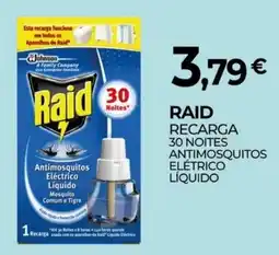 Miranda Supermercados Raid recarga 30 noites antimosquitos elétrico líquido promoção