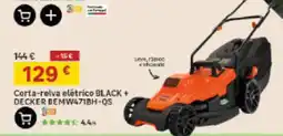 Leroy Merlin Corta-relva elétrico black + decker bemw471bh-qs promoção