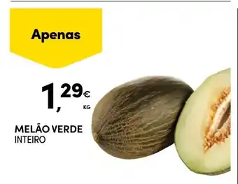 Continente melão verde inteiro promoção