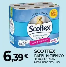 Miranda Supermercados Scottex papel higiênico mega rolo 2 folhas promoção