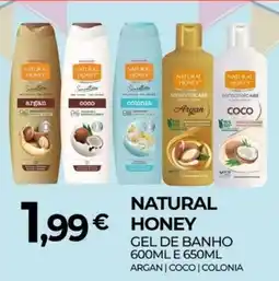 Miranda Supermercados natural honey gel de banho promoção