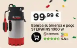 Leroy Merlin Bomba submersa e poço sterwins 1000 w promoção