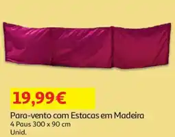 Auchan Para-vento com Estacas em Madeira promoção