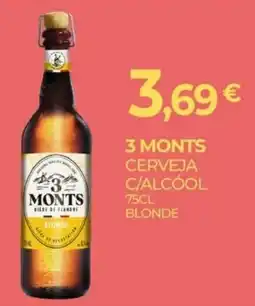 Miranda Supermercados 3 monts cerveja c/álcool blonde promoção