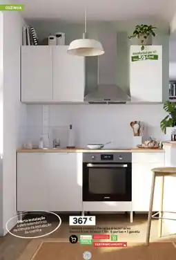 Leroy Merlin Cozinha móveis inferiores e superiores Delinia Eleki branco promoção