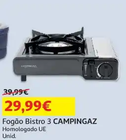 Auchan Fogão Bistro 3 Campingaz promoção