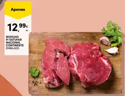 Continente Novilho p/ estufar nacional continente embalado promoção
