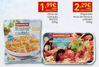 Recheio miolo de camarão amanhecer promoção