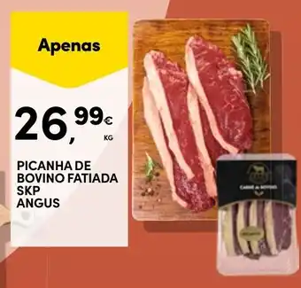 Continente Picanha de bovino fatiada skp angus promoção