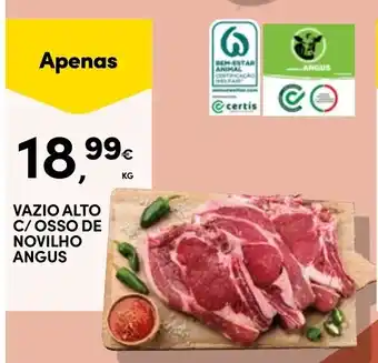 Continente Vazio alto c/osso de novilho angus promoção