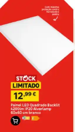 Leroy Merlin Painel led quadrado backlit alverlamp promoção